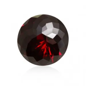 10mm Red Clearwater Idaho Garnet Checkerboard Rounds