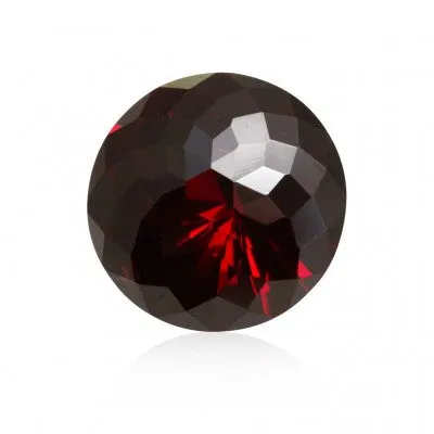 10mm Red Clearwater Idaho Garnet Checkerboard Rounds