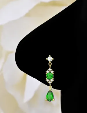 14K Gold Nose Ring & Dangle Nose Piercing Jewelry