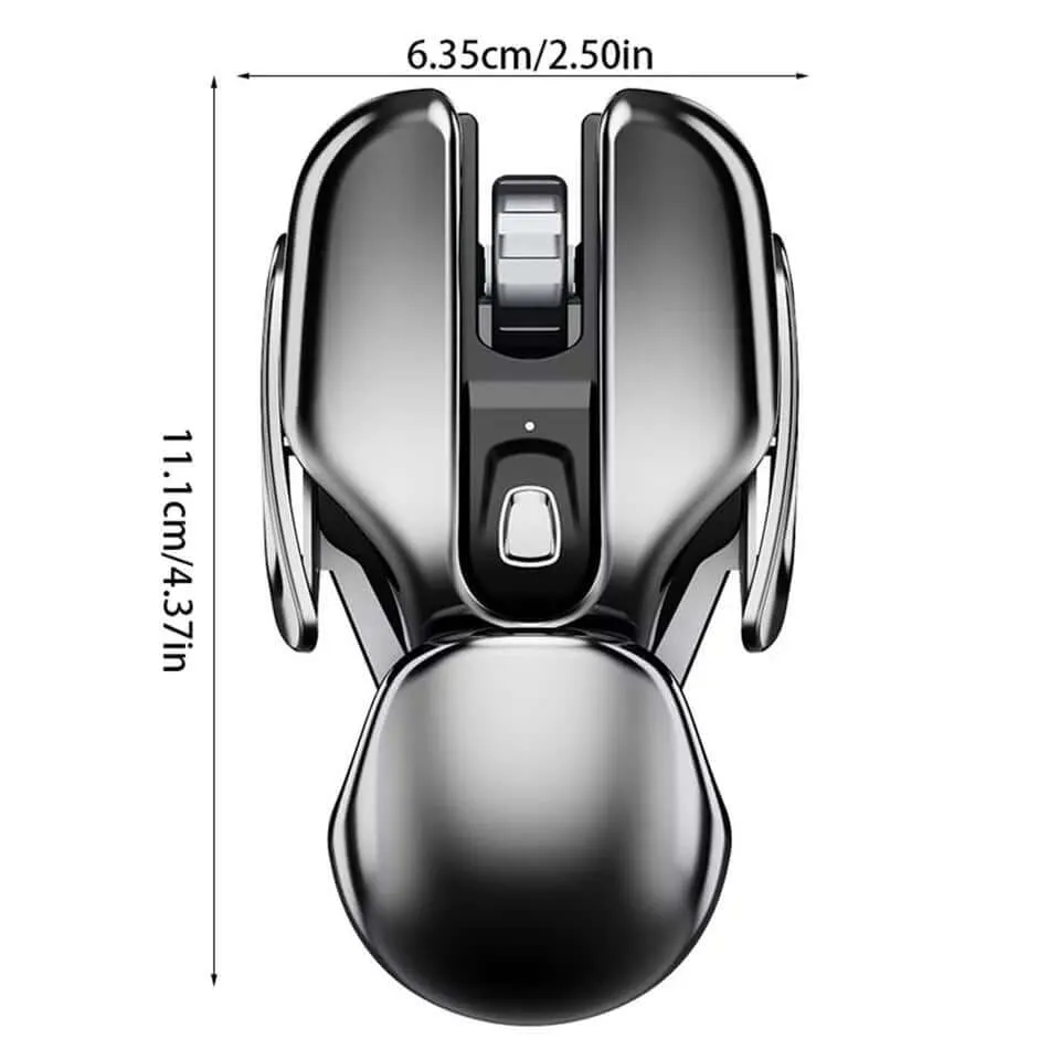 ✨2023 New Hot Sale 50% Off✨Wireless Ergonomics Metal Mouse