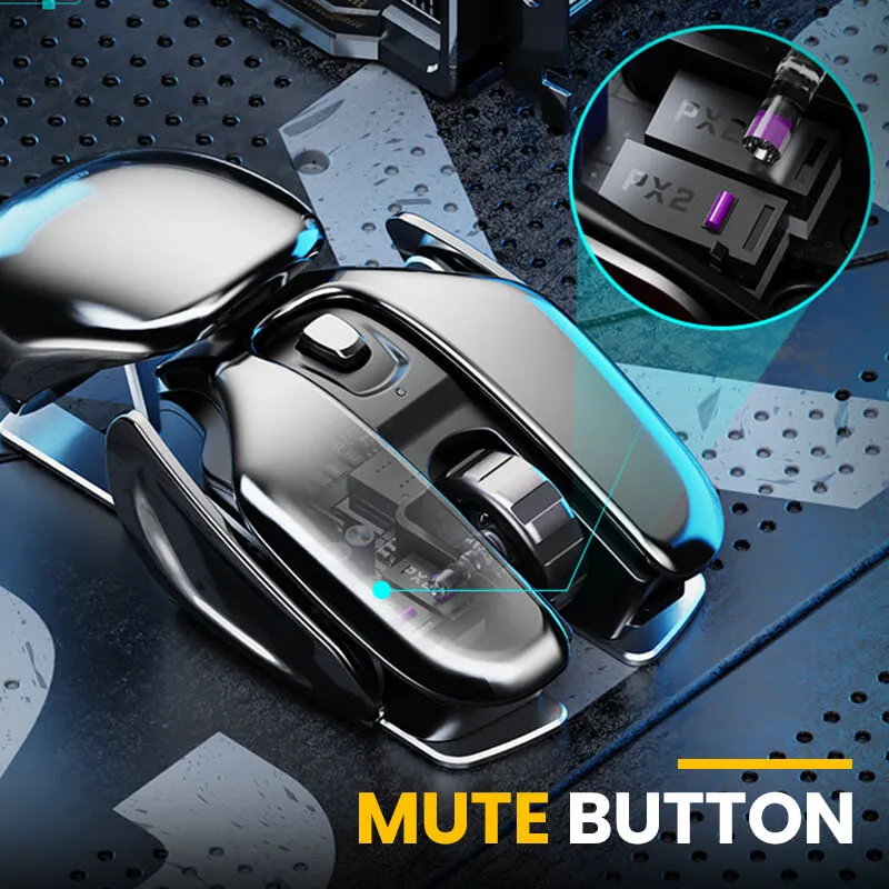 ✨2023 New Hot Sale 50% Off✨Wireless Ergonomics Metal Mouse