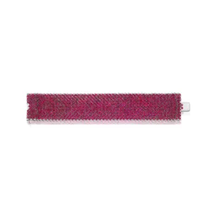36.79 Carat Ruby Mesh Bracelet