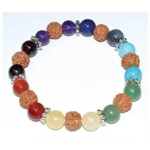 8mm Chakra & Rudraksha
