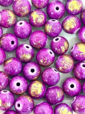 8mm Purple Lapis Lazuli Jade Beads