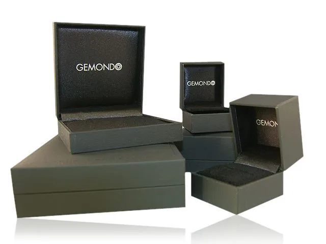9 karat Gelbes Gold Granat & Diamant Fallen/ Lang Ohrringe