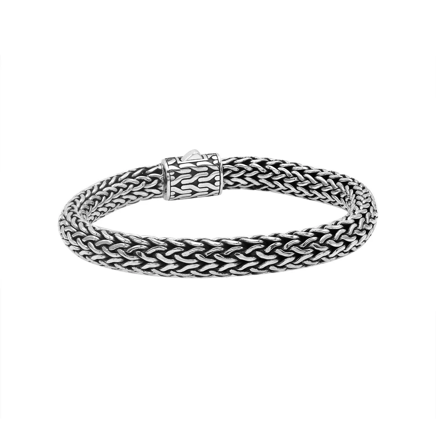 AB-1121-RB Sterling Silver Bracelet With Ruby Q.