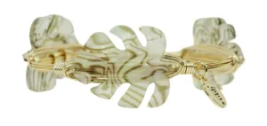 Abalone Palm Bangle Bracelet