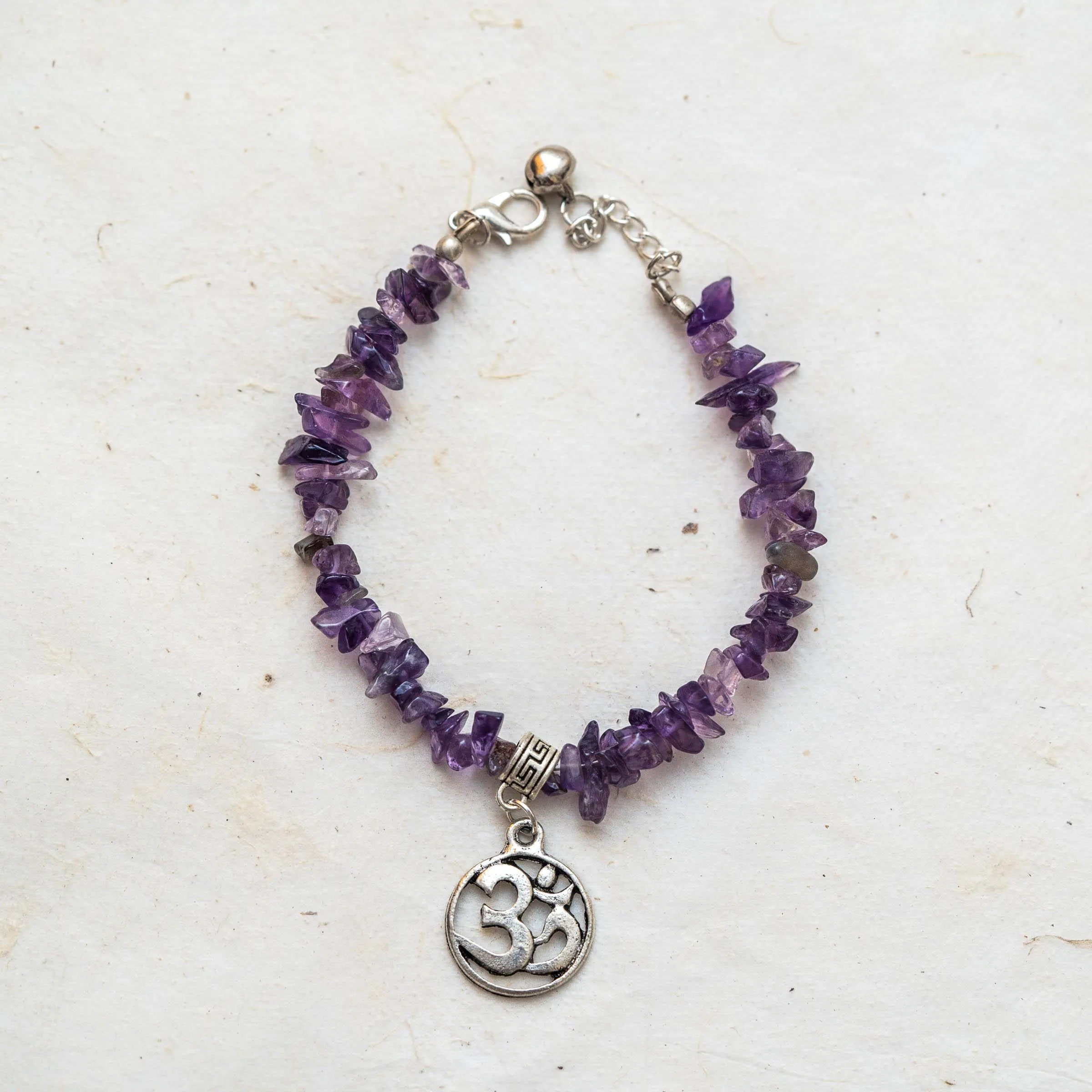 Amethyst Chip Bracelet