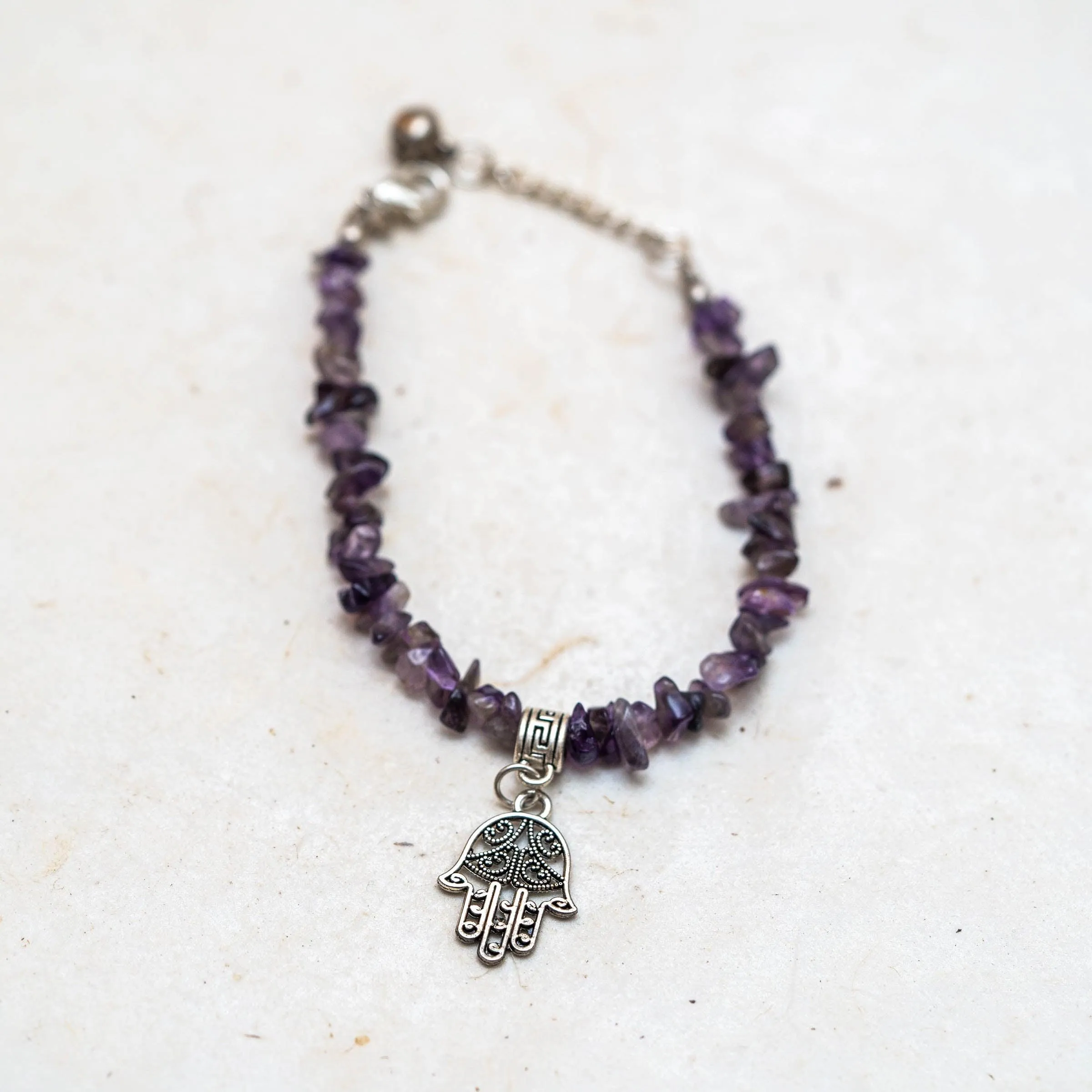 Amethyst Chip Bracelet