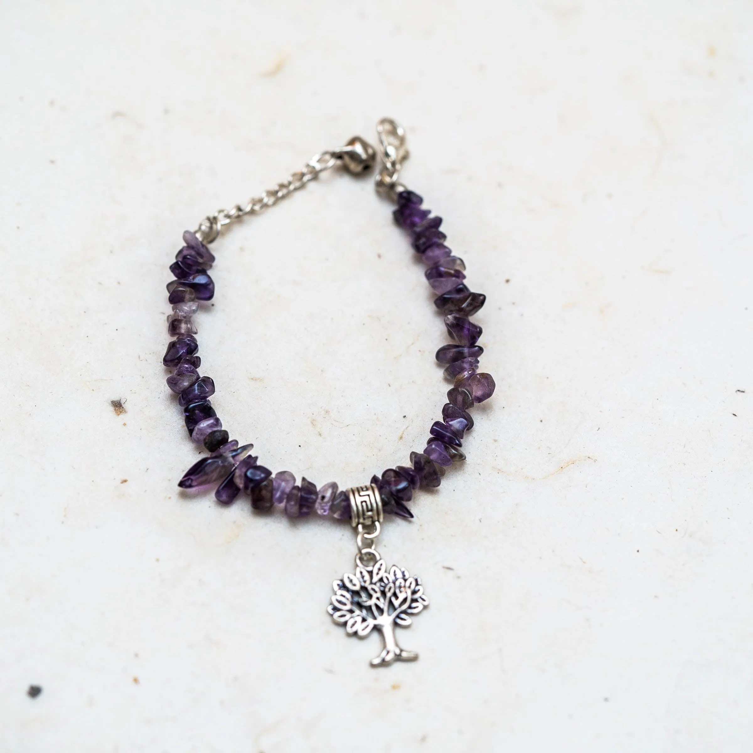 Amethyst Chip Bracelet