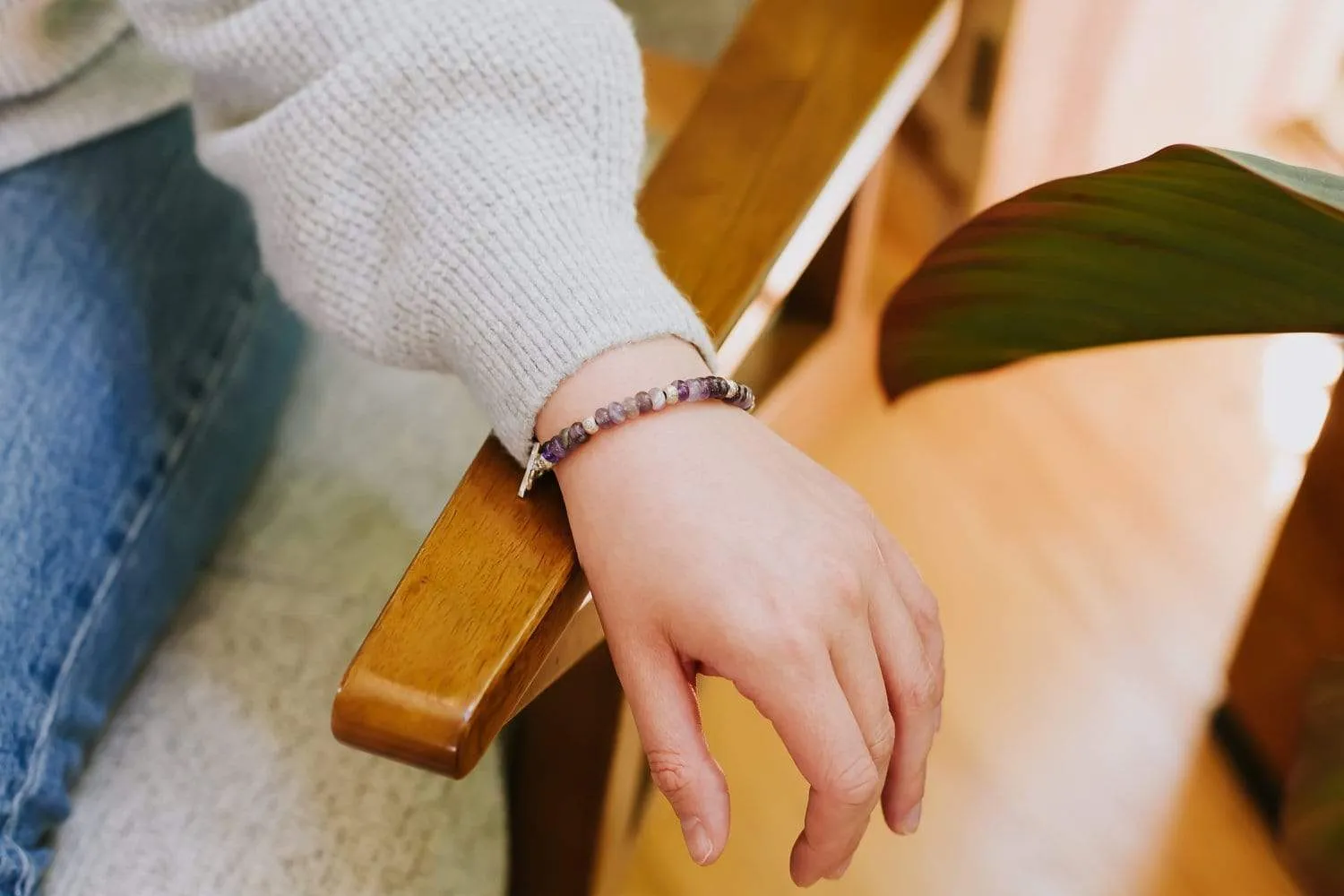 Amethyst Earth Energy Bracelet