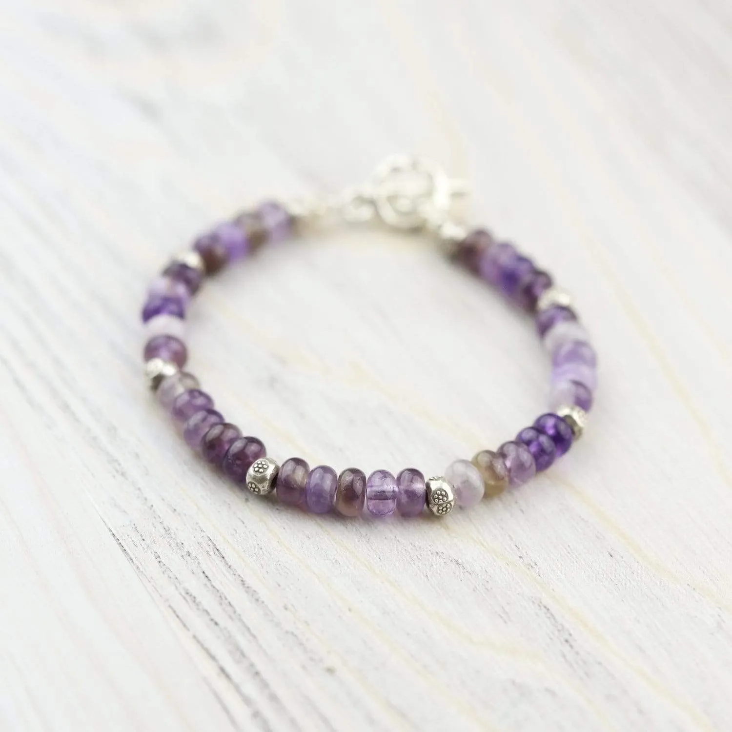 Amethyst Earth Energy Bracelet