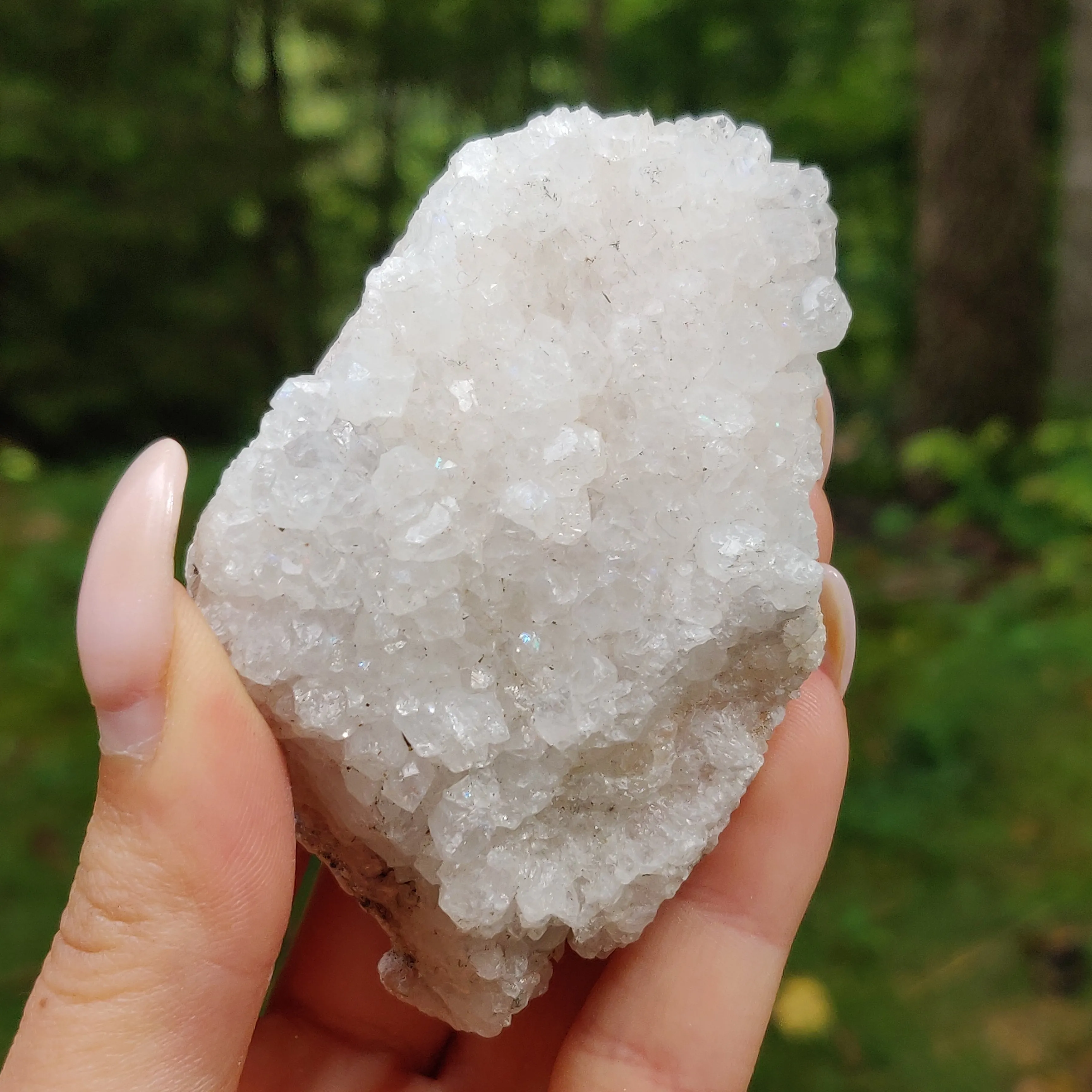Anandalite Cluster, Natural Aurora Quartz Cluster (#5AN)