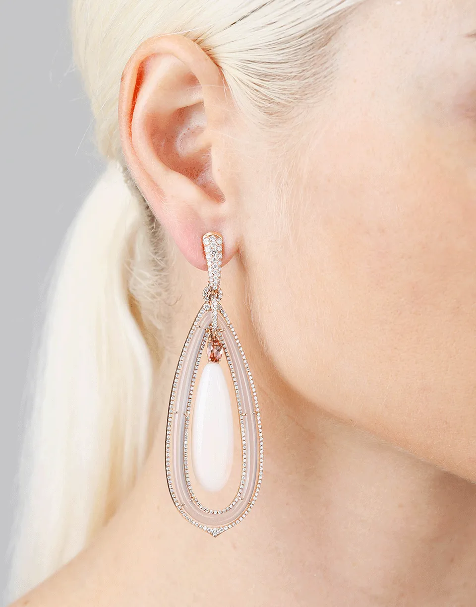 Angelskin Coral Earrings