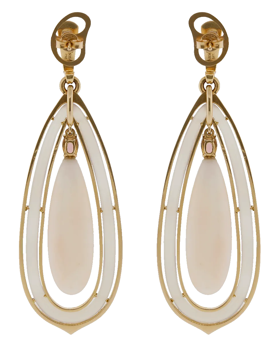 Angelskin Coral Earrings