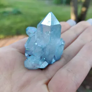 Arkansas Aqua Aura Quartz Point (#9)