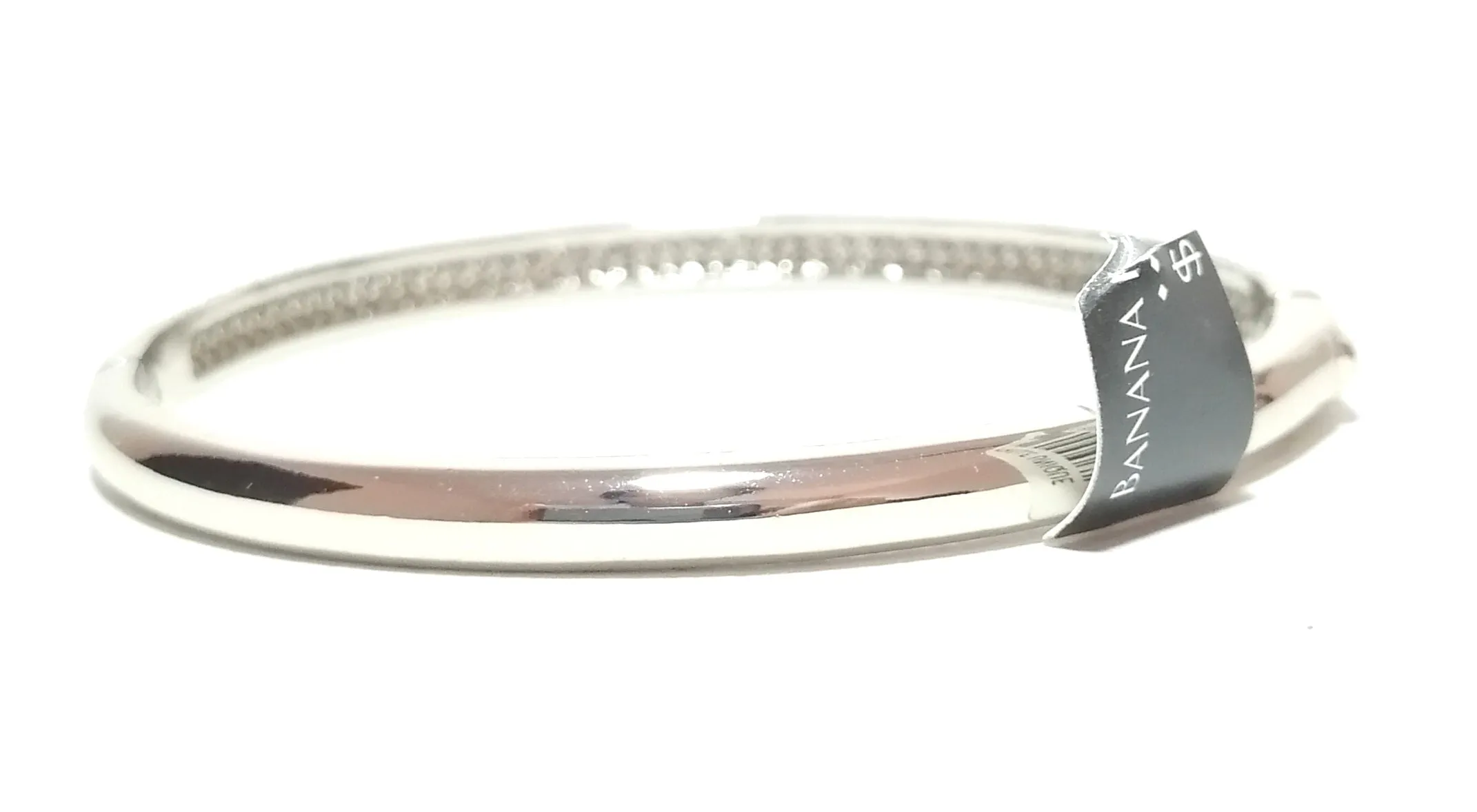 Banana Republic Silver Rhinestones Bangle | Brand New |