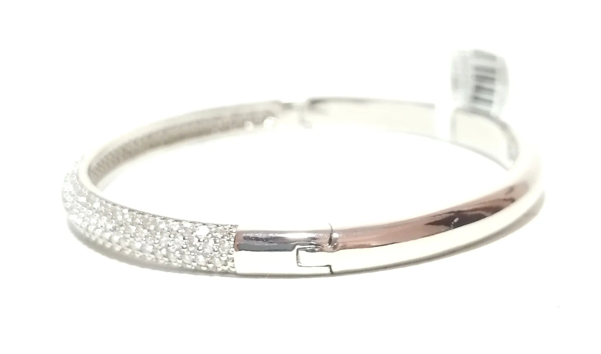 Banana Republic Silver Rhinestones Bangle | Brand New |