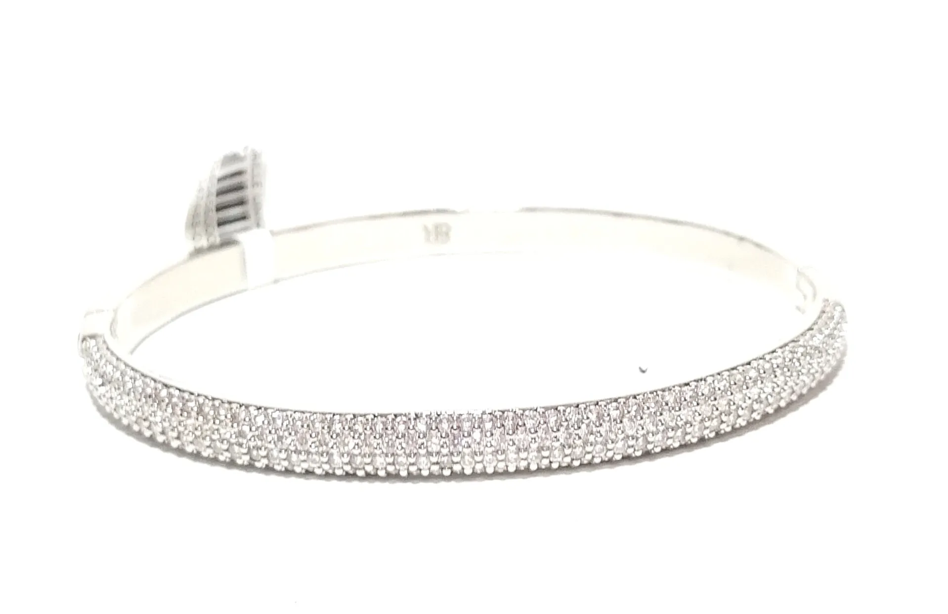 Banana Republic Silver Rhinestones Bangle | Brand New |