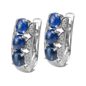 Berry Sapphire Earrings