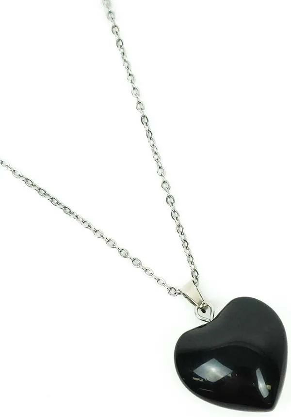 Black Onyx Carved | CRYSTAL PENDANT