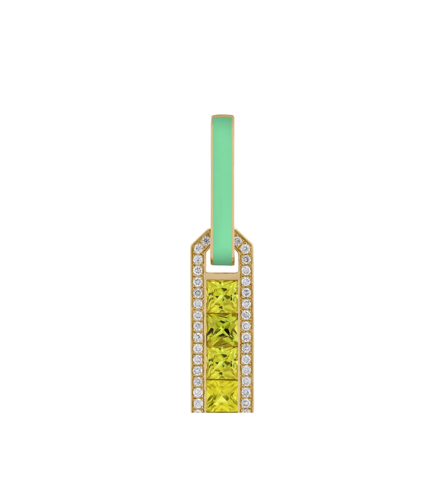 Boho earth yellow earrings