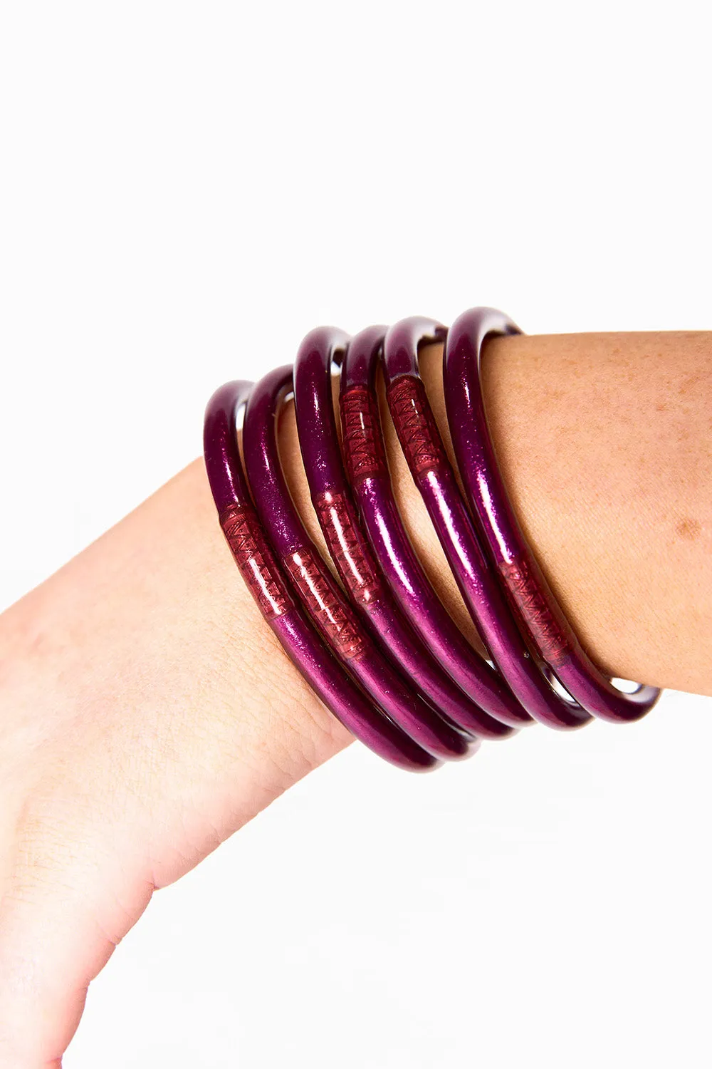 BuDha Girl All Weather Bangles - Amethyst