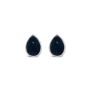 Cabochon Sapphire Earrings
