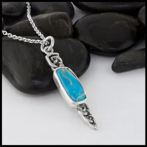 Celtic Knot Pendant with Turquoise