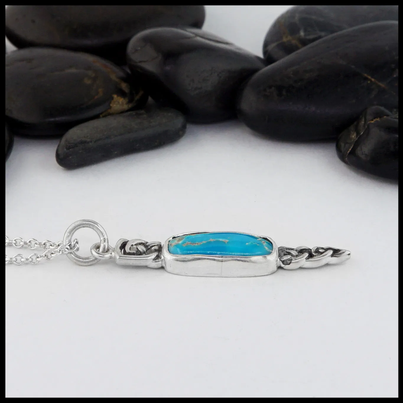 Celtic Knot Pendant with Turquoise