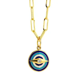 Chakra Reversible Evil Eye Charm Bracelet
