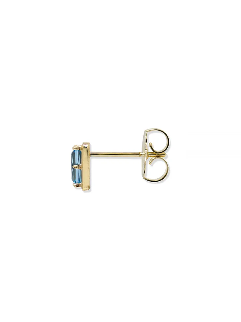 Cléo Carré Baguette Studs