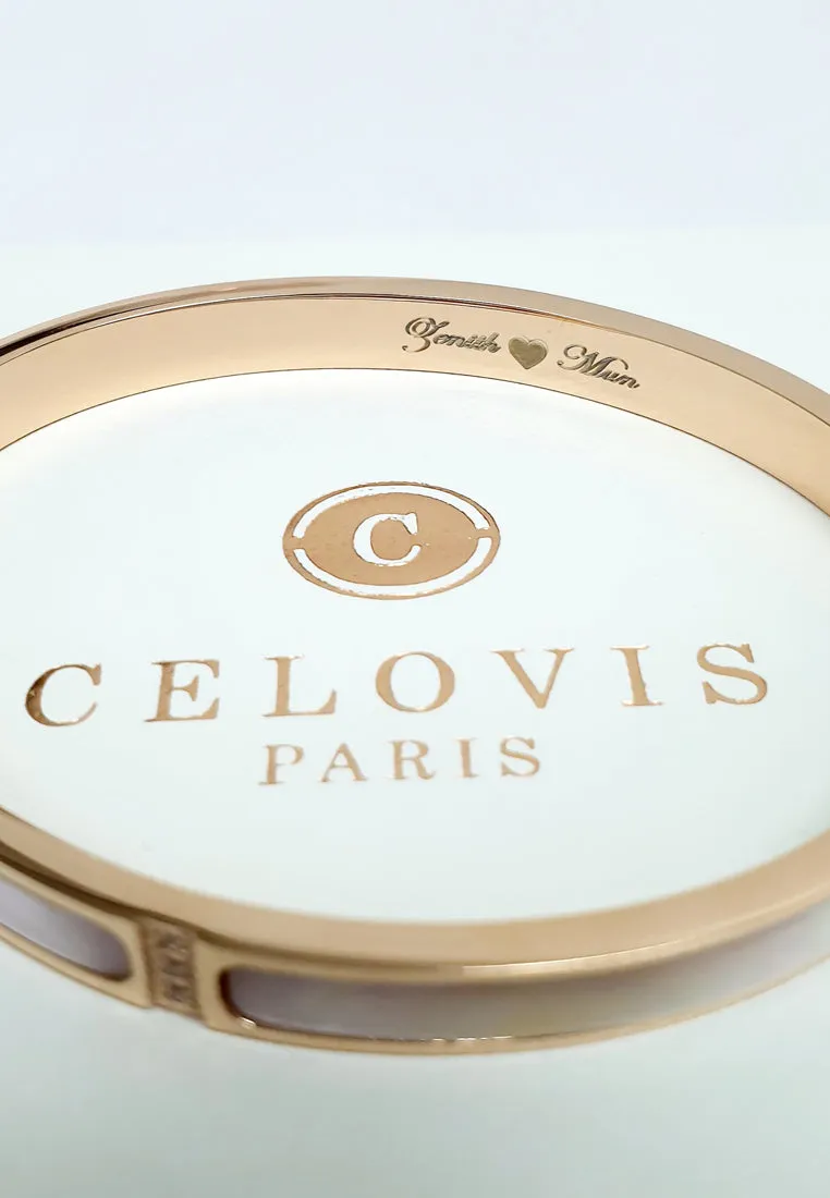 Colette with White Mother Pearl Bangle