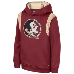Colosseum Youth Seminole Logo Performance Hood - Garnet/Gold