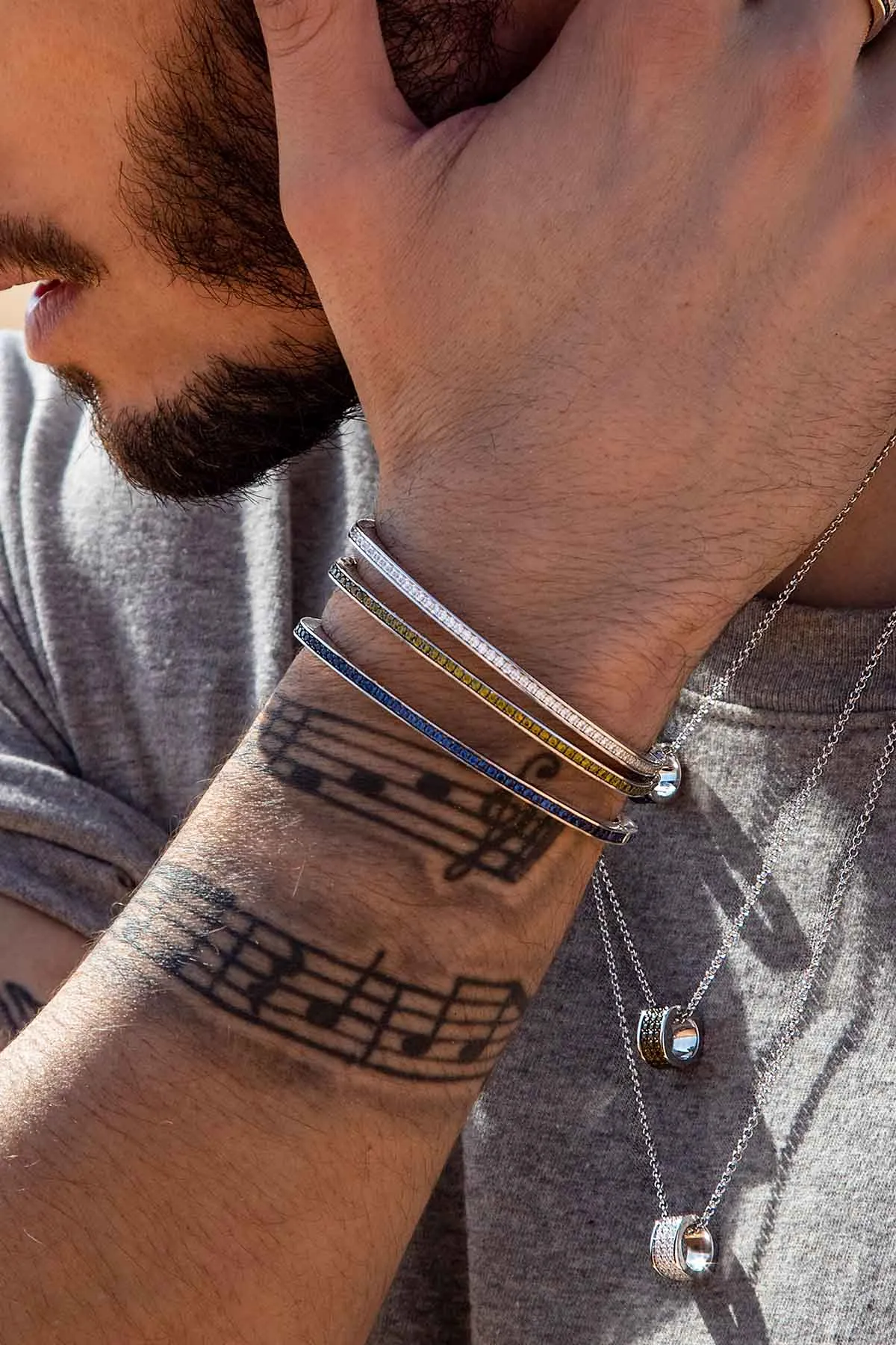 Dainty Pavé Bangle