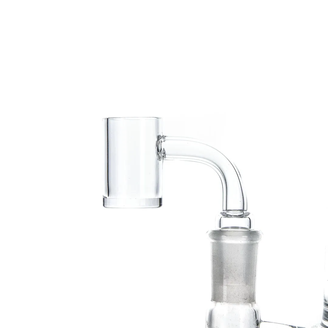 Flat Top Thick Base Quartz Banger | 14mm Male Joint | 25mm OD | 2mm Thickness