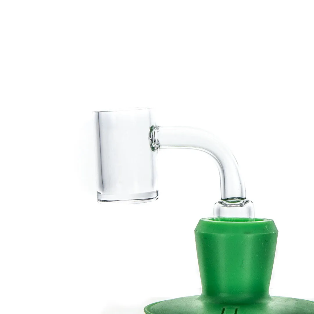 Flat Top Thick Base Quartz Banger | 14mm Male Joint | 25mm OD | 2mm Thickness