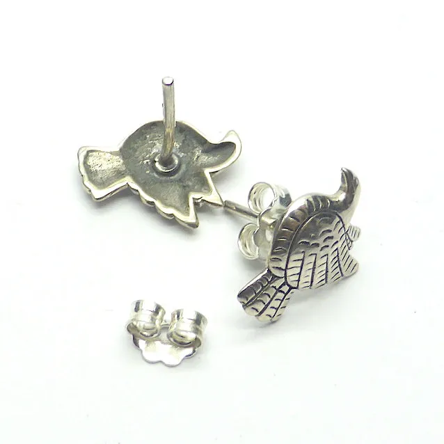 Frida Kahlo Dove Studs, 925 Sterling Silver