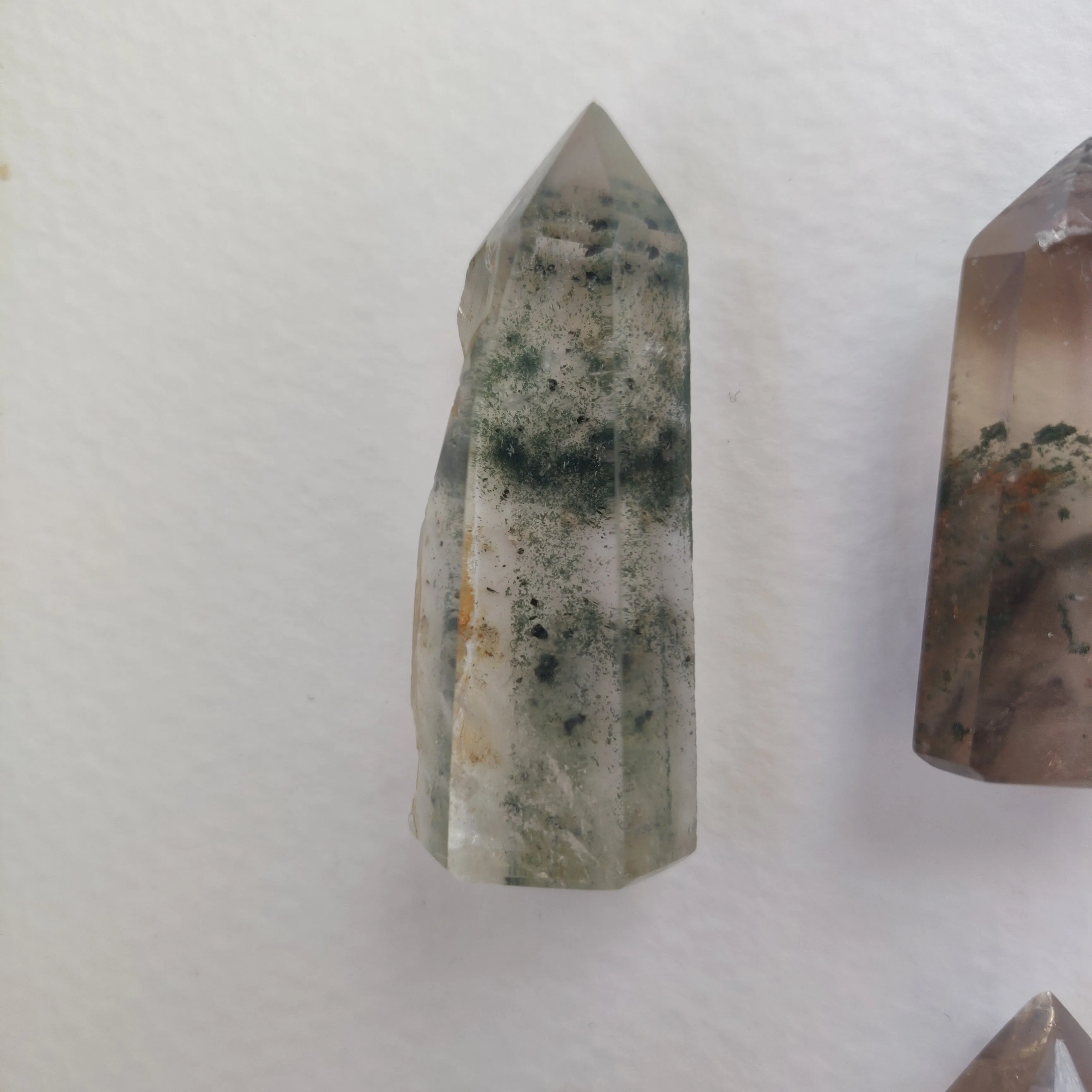 Garden Quartz Point, Lodolite Point (#1G)