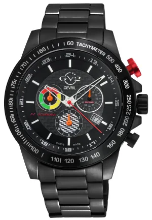 GV2 by Gevril Men's Scuderia 45mm Quartz Watch 9923B