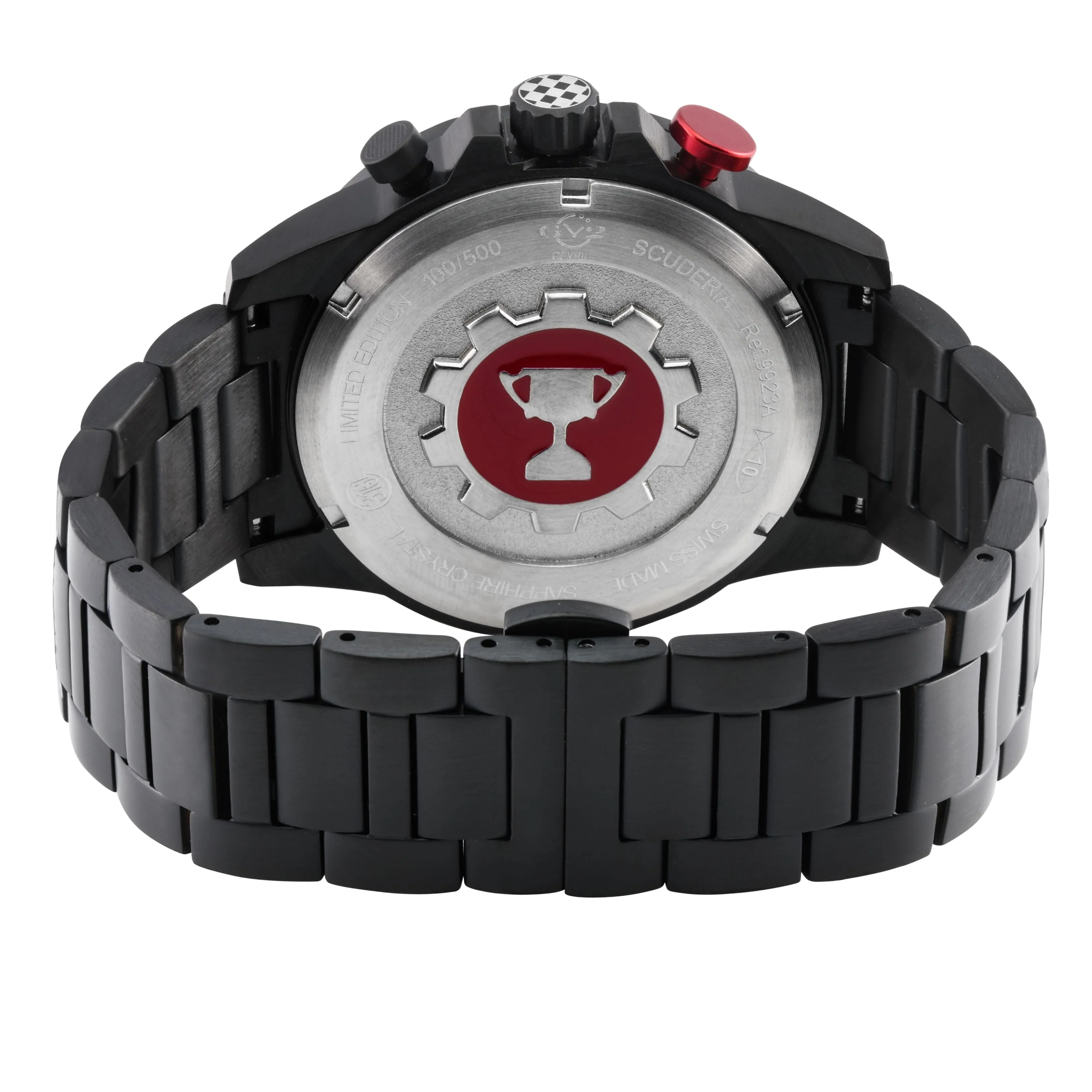 GV2 by Gevril Men's Scuderia 45mm Quartz Watch 9923B