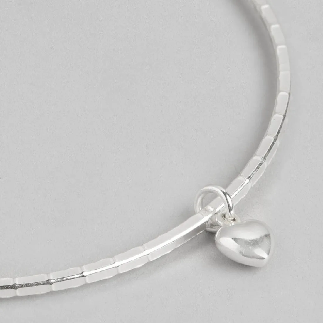 Harmony Hearts 925 Sterling Silver Multi-Tone Plated Combo Bangle
