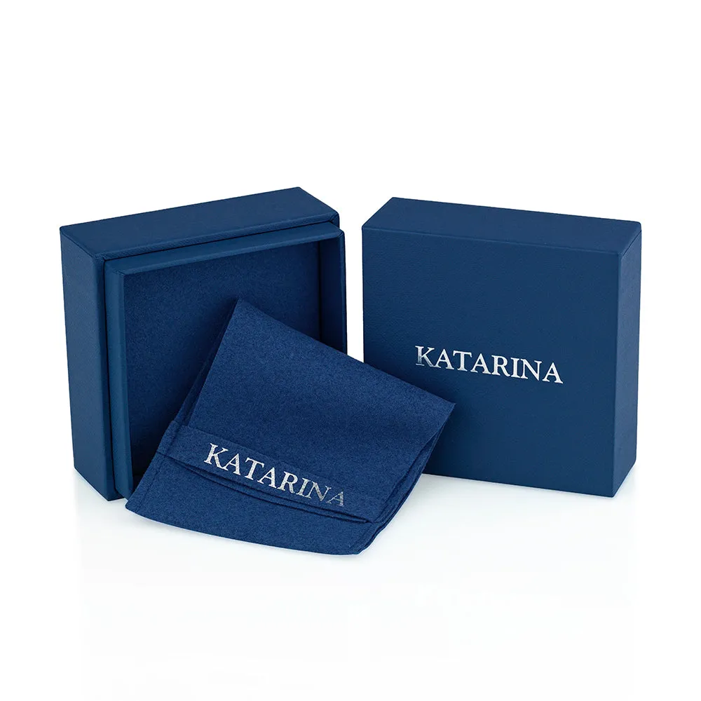 KATARINA Diamond and Topaz Engagement Ring (1/3 cttw)
