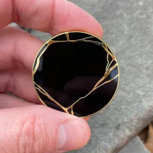 Kintsugi Pin and Jewelry