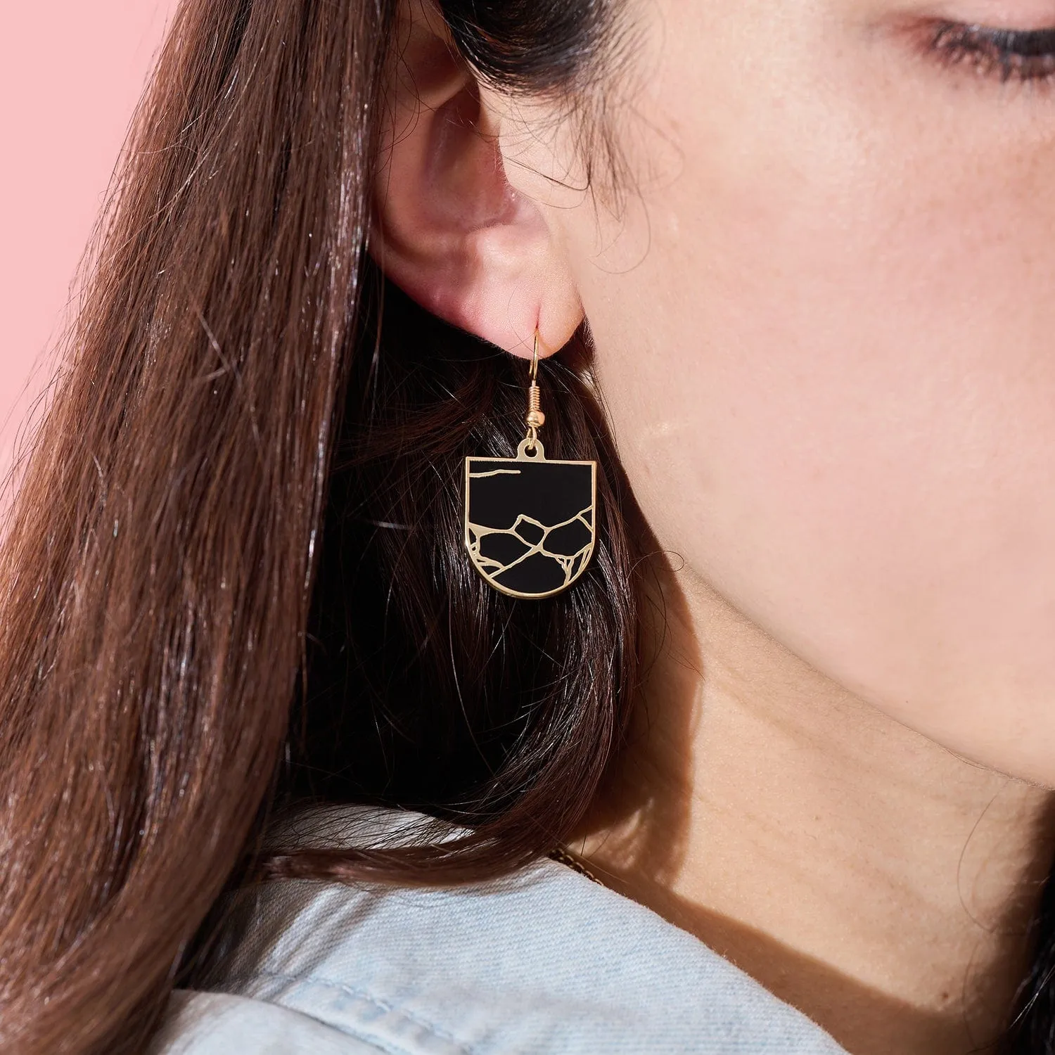 Kintsugi Pin and Jewelry