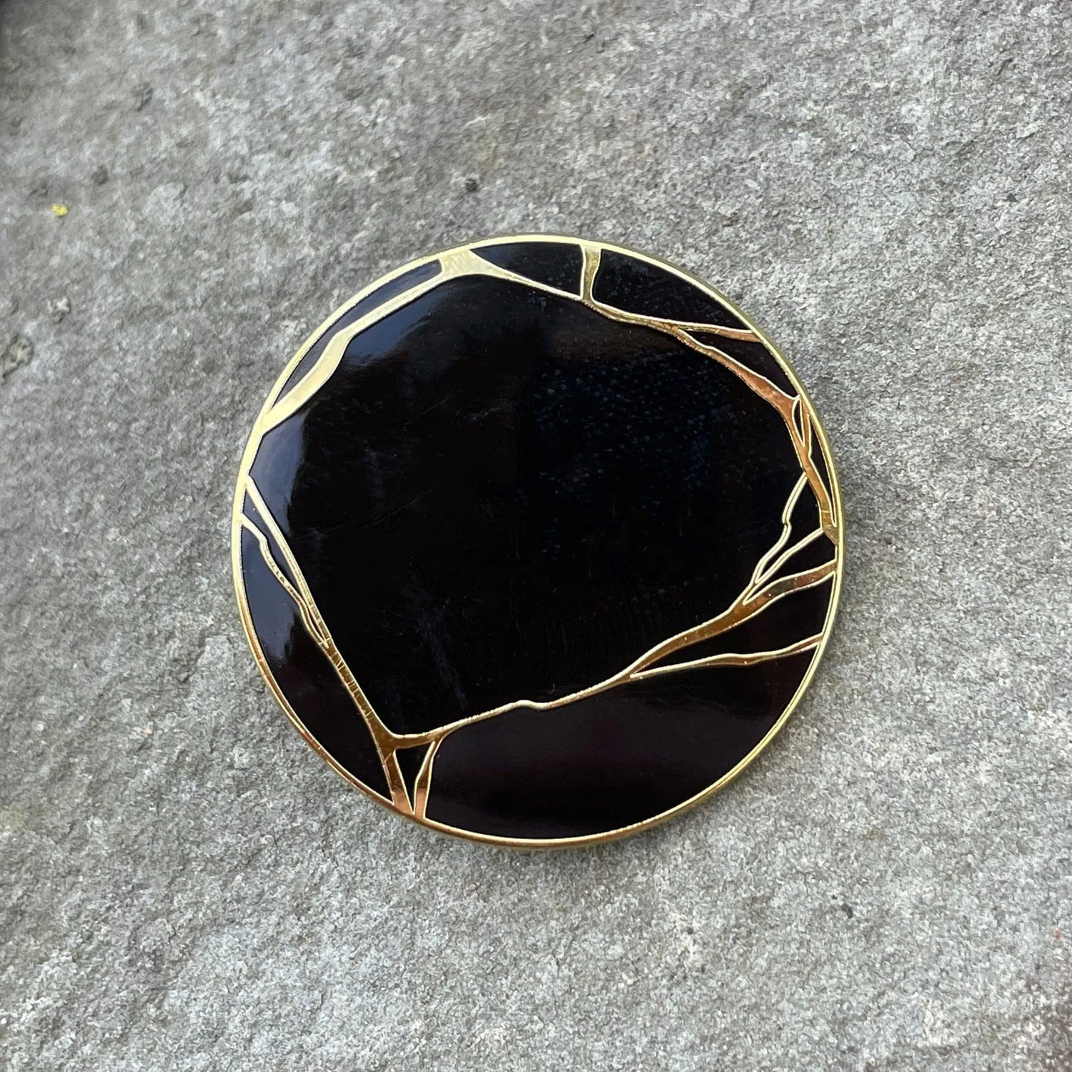 Kintsugi Pin and Jewelry