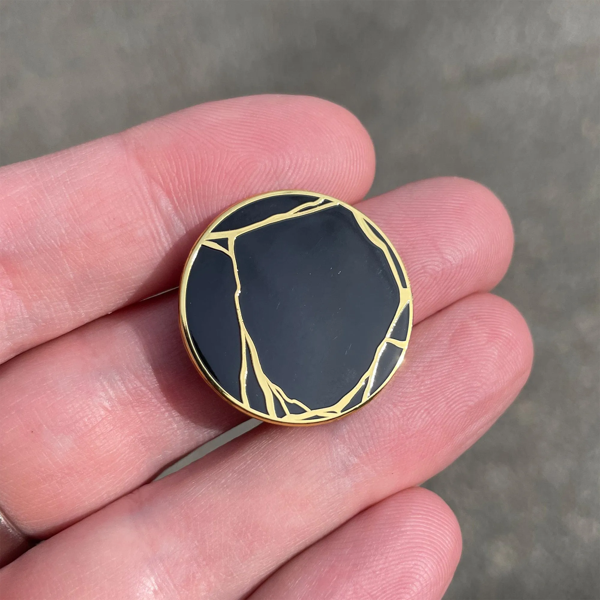 Kintsugi Pin and Jewelry