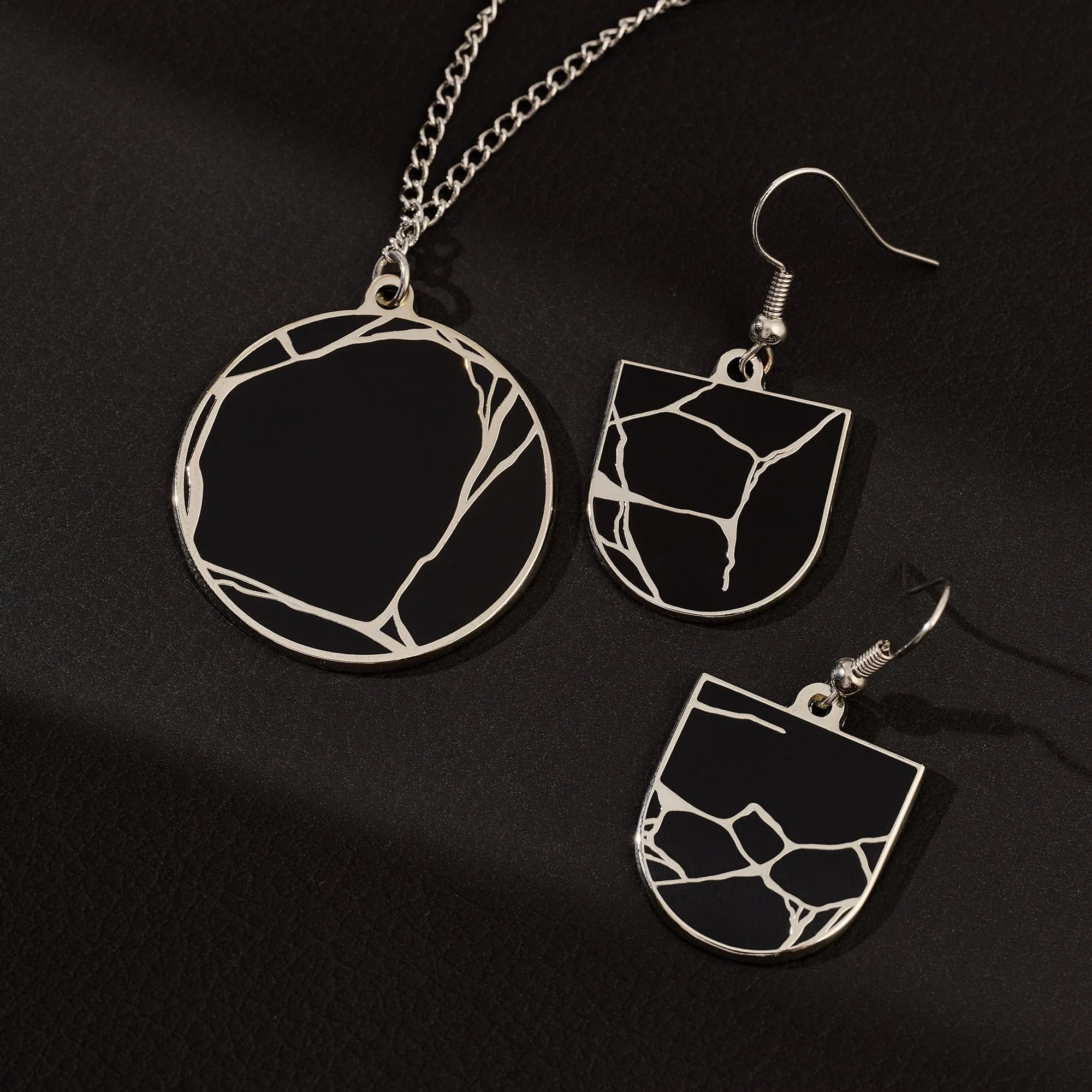 Kintsugi Pin and Jewelry