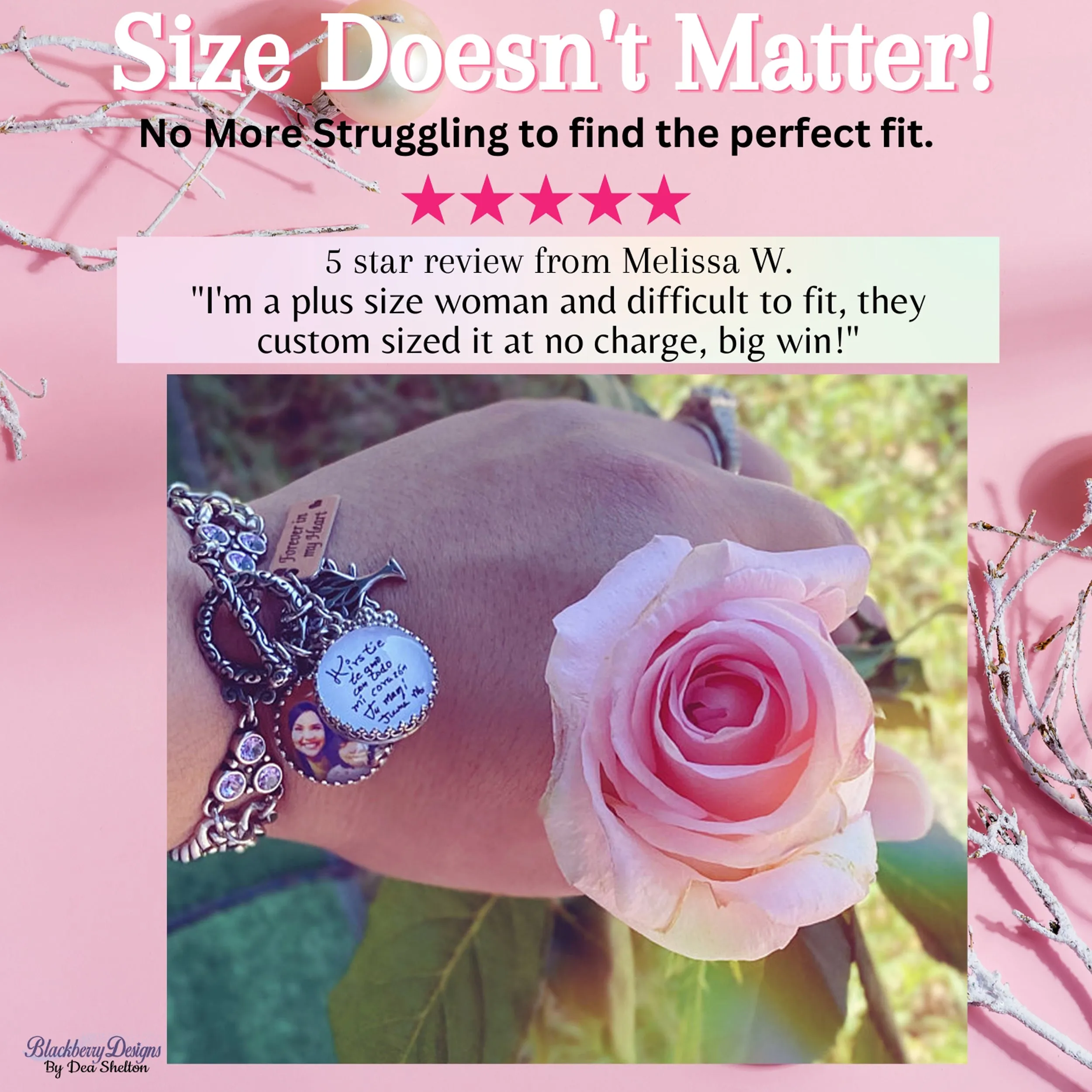 Love Letter, Valentine Charm Bracelet