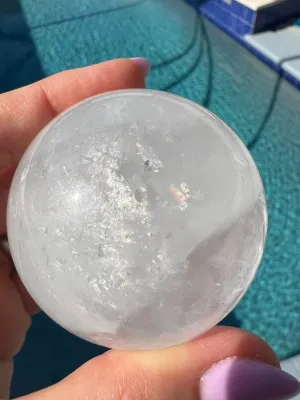 Natural crystal Quartz sphere 56mm